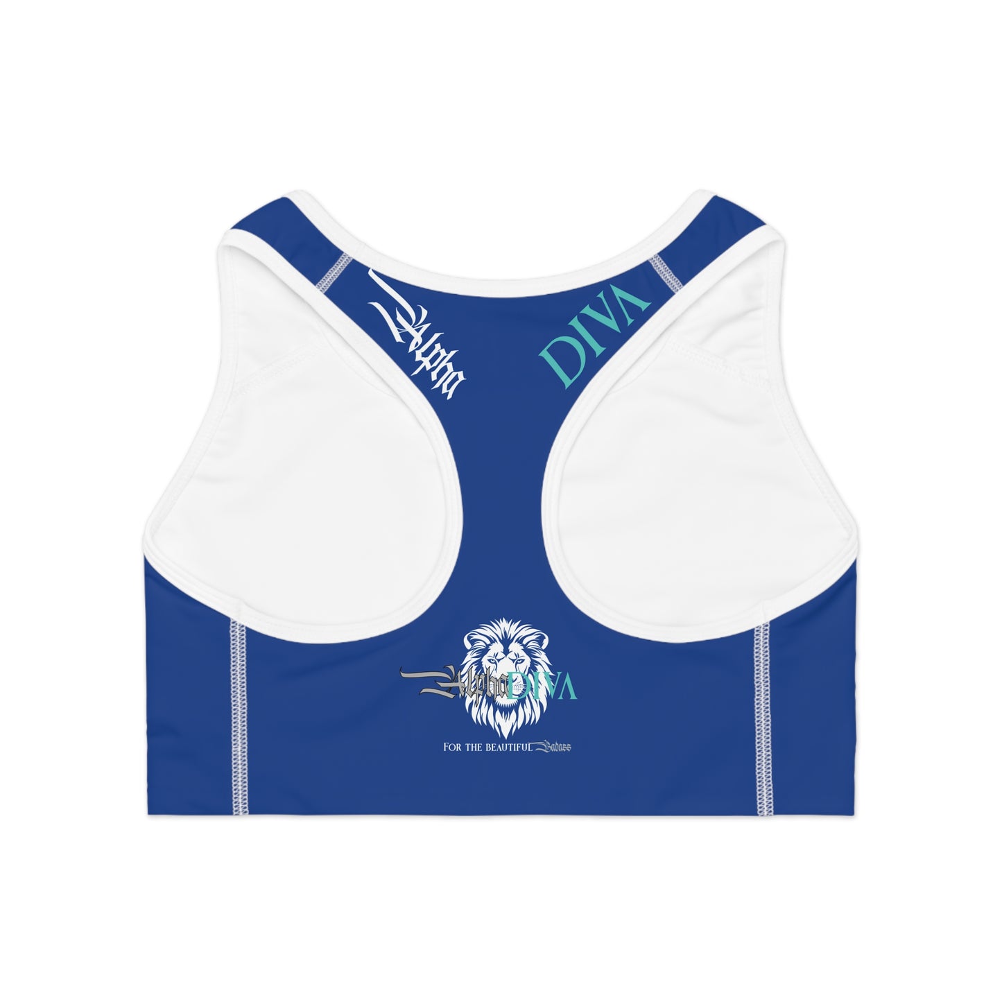AlphaDiva Moody Blue Sports Bra