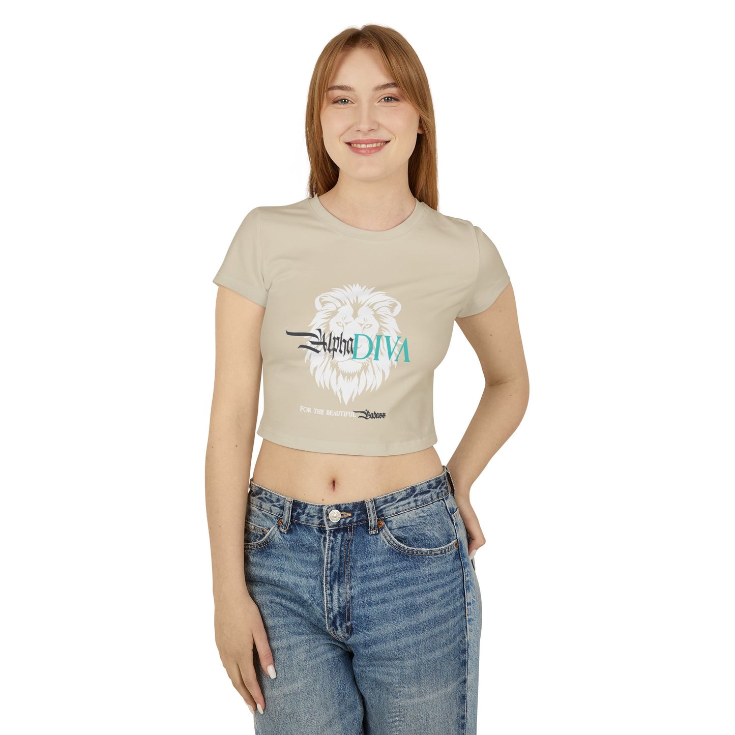 AlphaDiva Women's Crop Tee