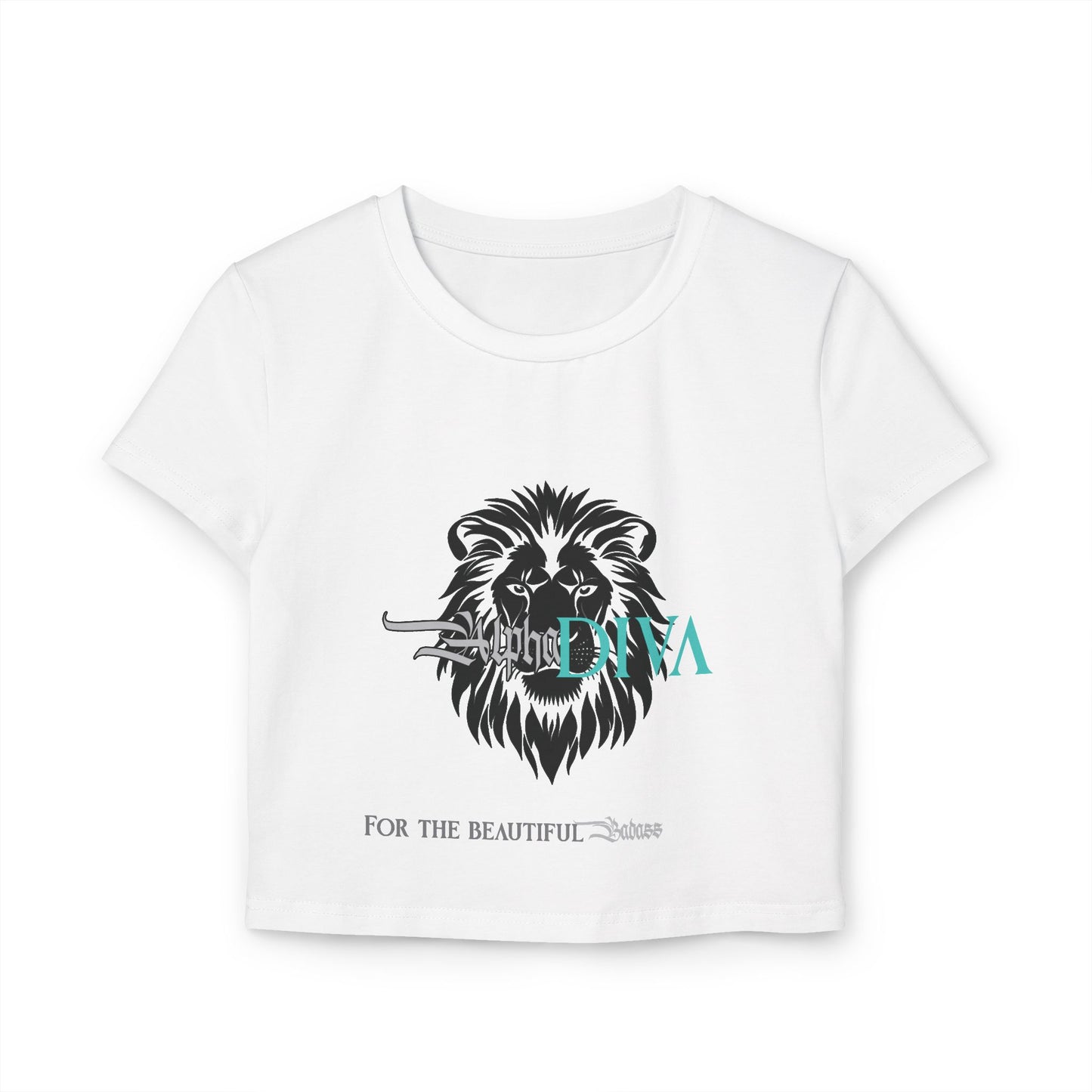 AlphaDiva Women's Crop Tee