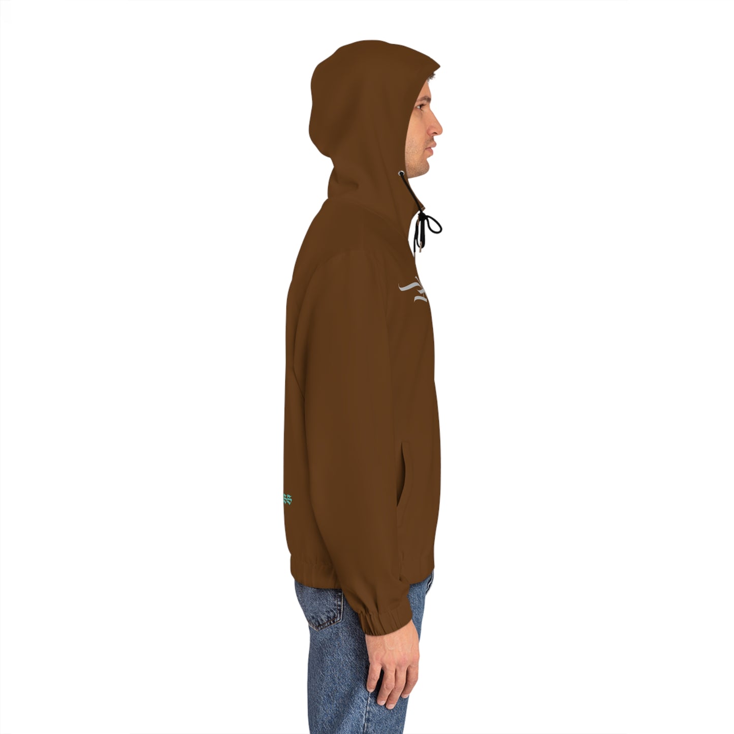 AlphaDiva Espresso Brown Full-Zip Hoodie