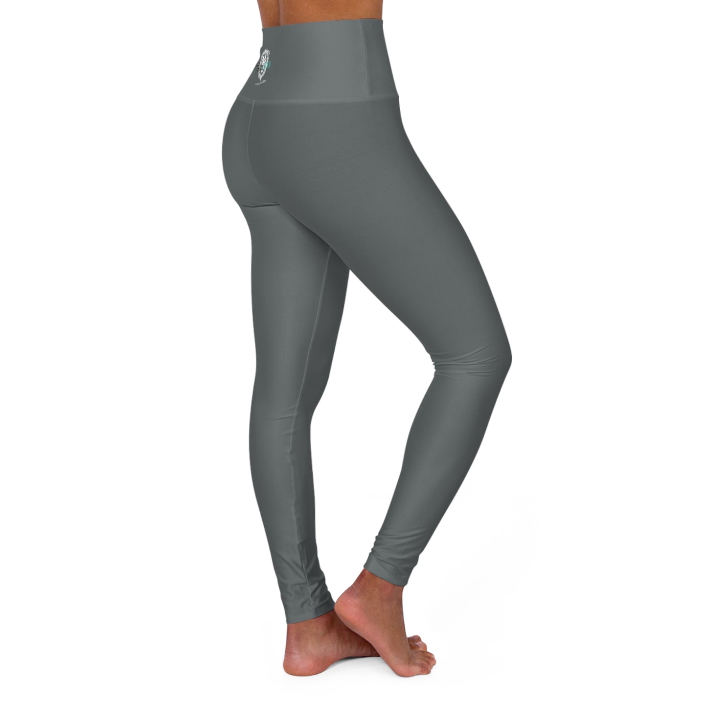 AlphaDiva High Waisted Drake Grey Leggings
