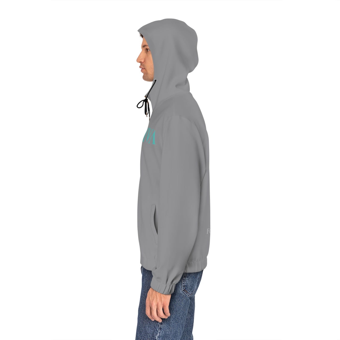 AlphaDiva Christian Grey Full-Zip Hoodie
