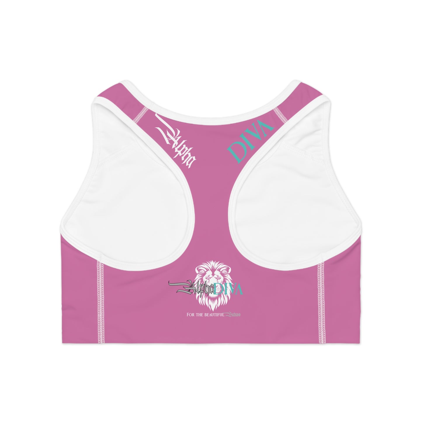 AlphaDiva Pretty In Pink Sports Bra
