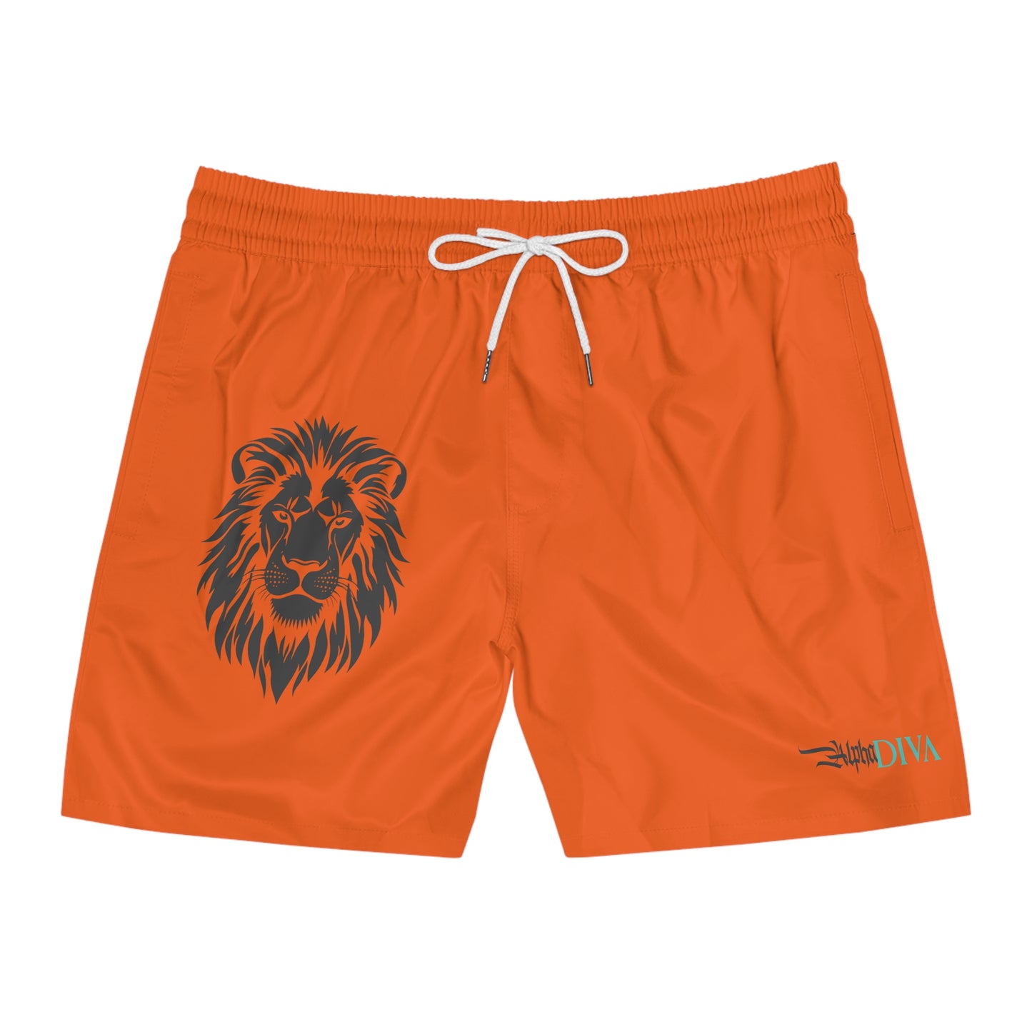 AlphaDiva Sunset Orange Gym Shorts