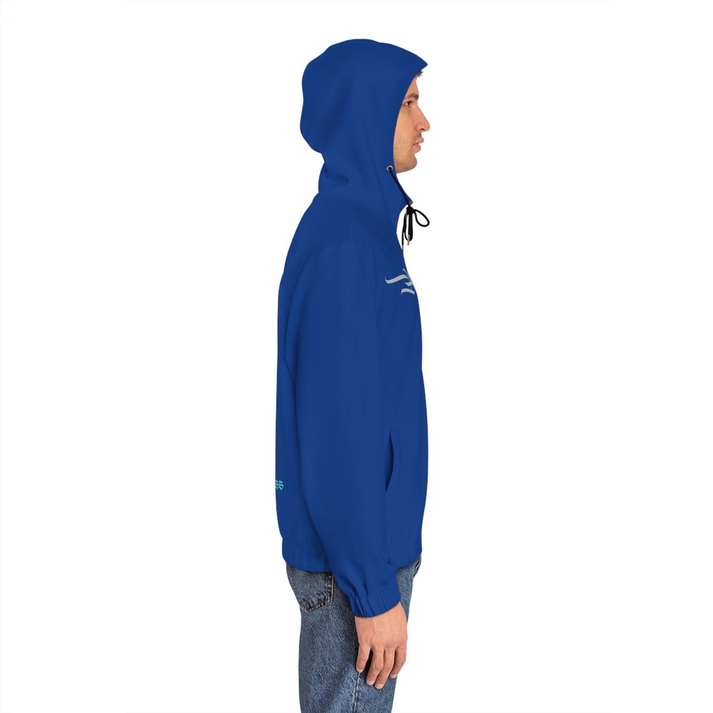 AlphaDiva Moody Blue Full-Zip Hoodie