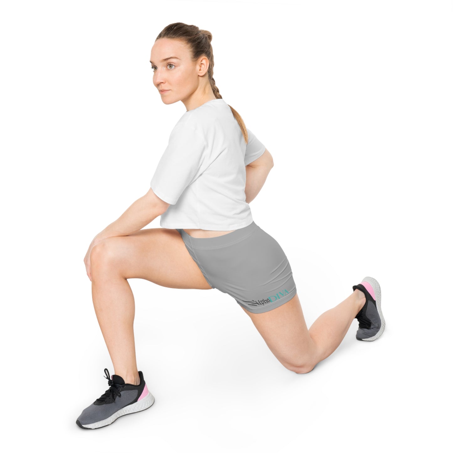 AlphaDiva Moon Light Grey Women's Shorts