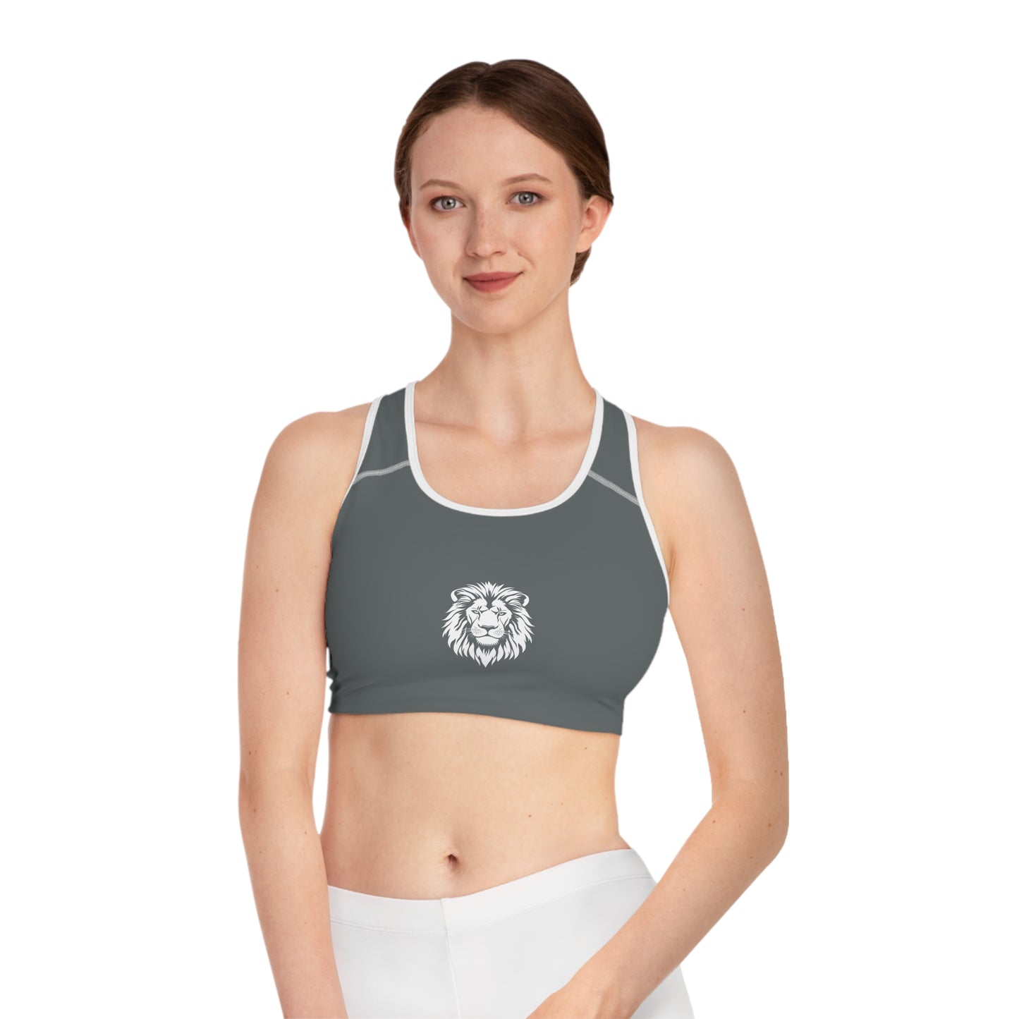 AlphaDiva Drake Grey Sports Bra