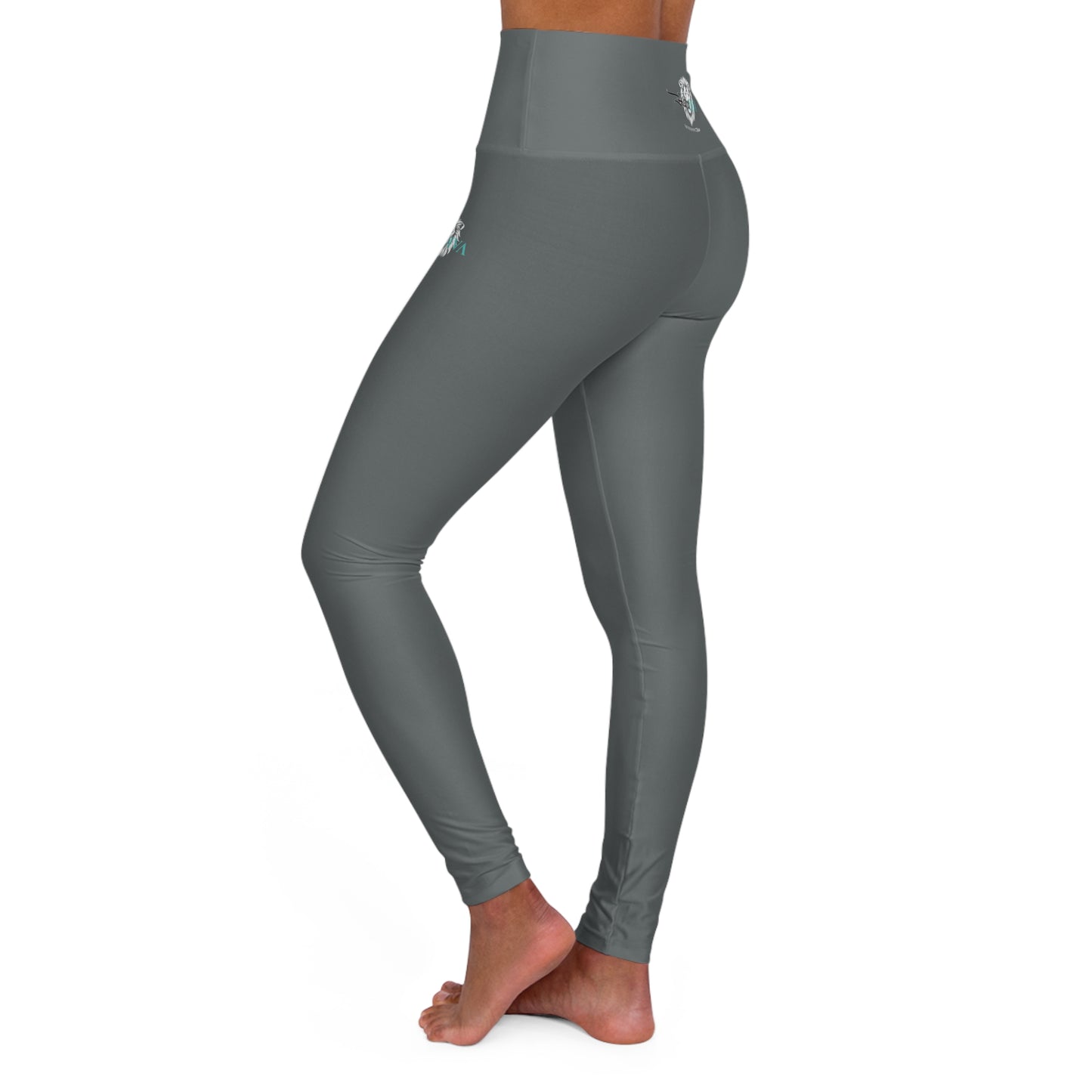AlphaDiva High Waisted Drake Grey Leggings