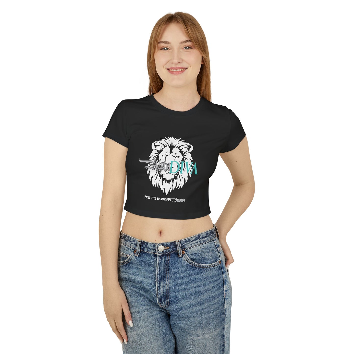 AlphaDiva Women's Crop Tee