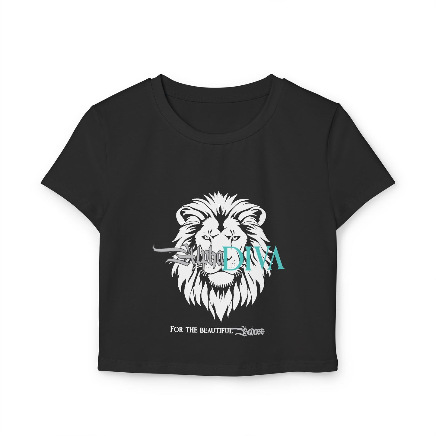 AlphaDiva Women's Crop Tee