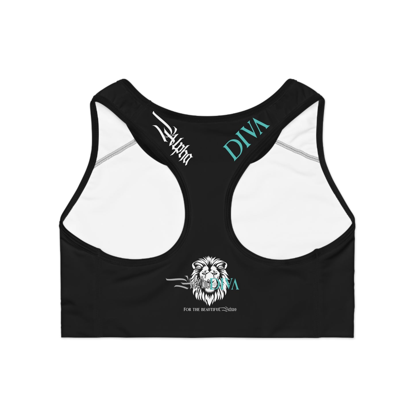 AlphaDiva Late Night Black Sports Bra