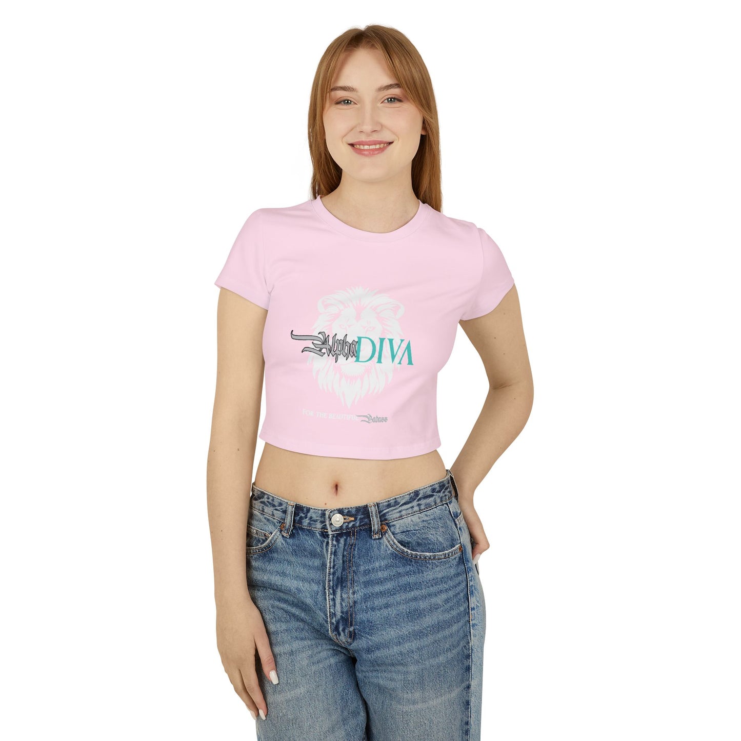 AlphaDiva Women's Crop Tee