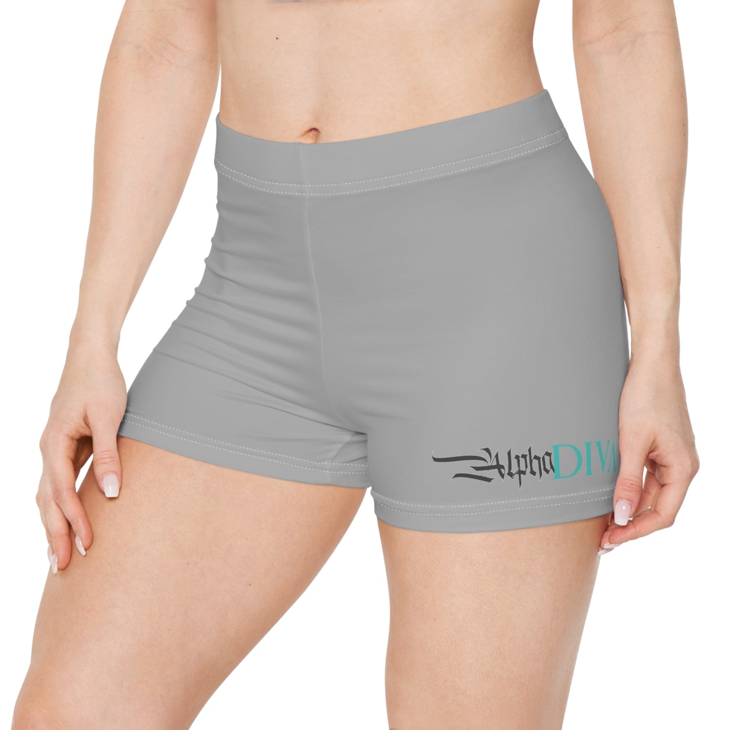 AlphaDiva Moon Light Grey Women's Shorts