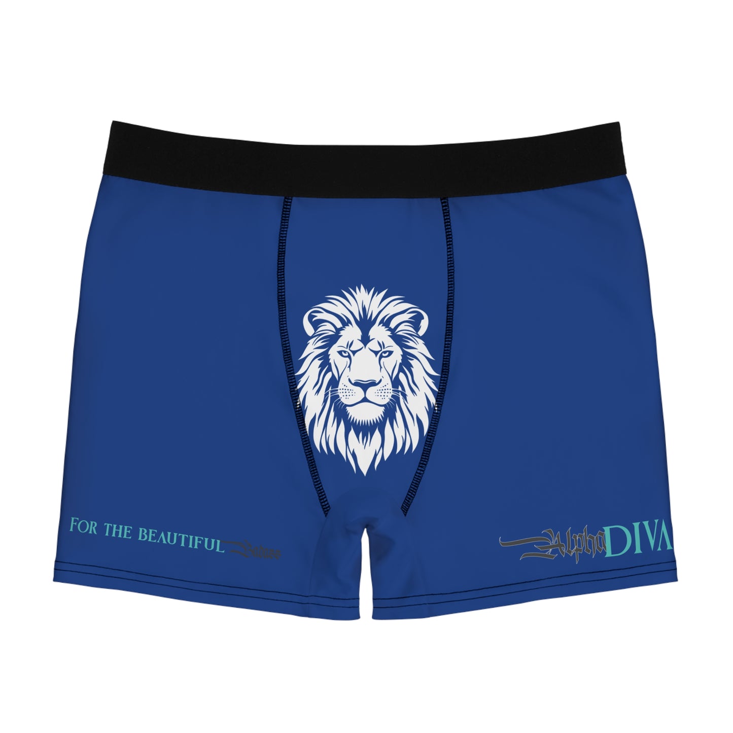 AlphaDiva Men's Moody Blue Boxer Briefs