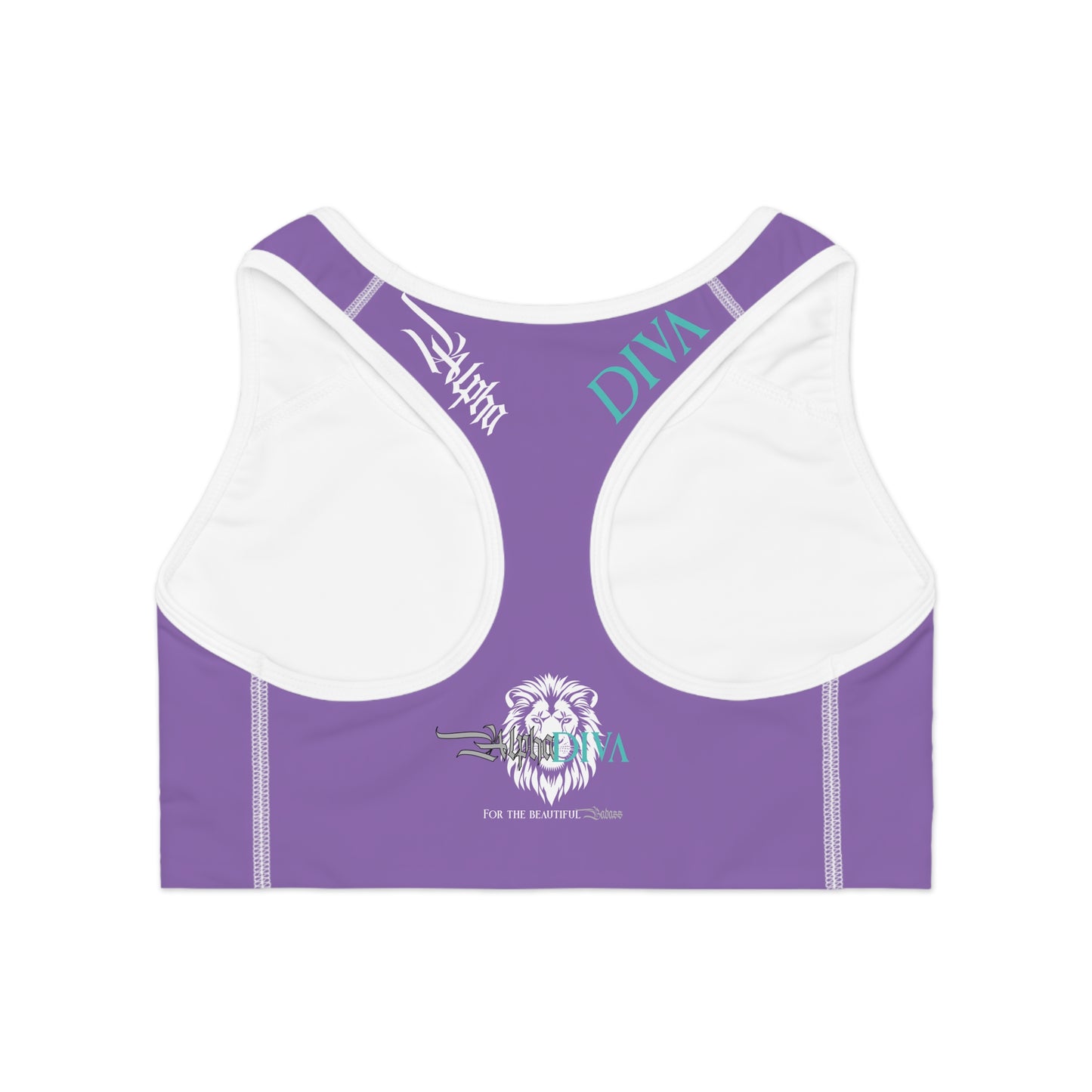 AlphaDiva Purple Rain Sports Bra