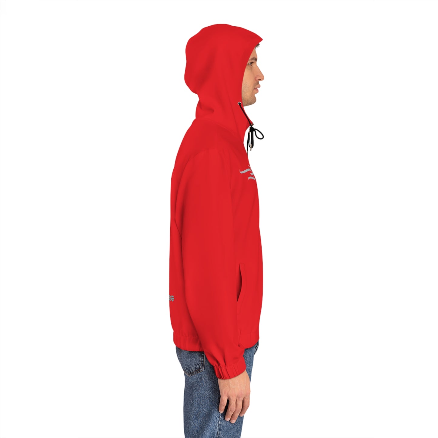 AlphaDiva Safari Red Full-Zip Hoodie