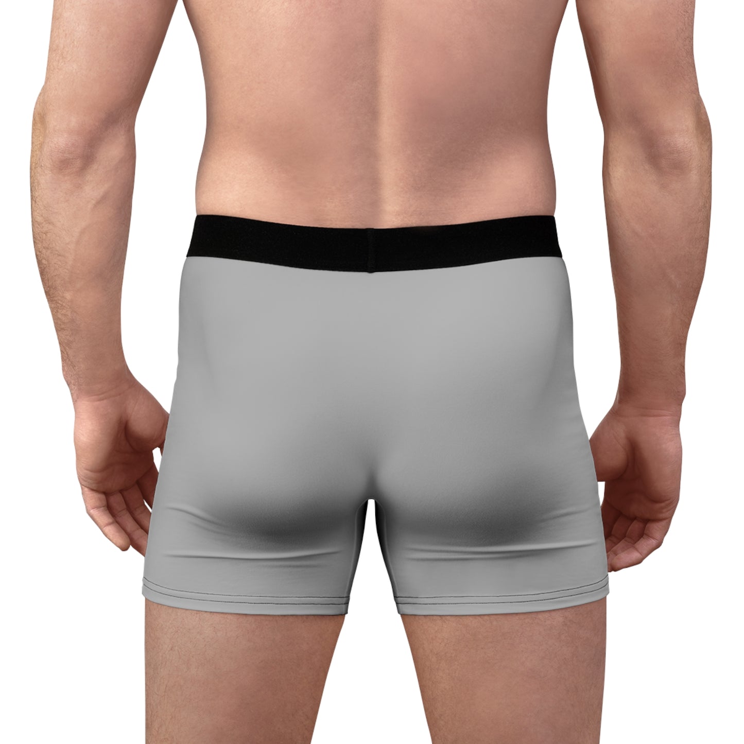 AlphaDiva Men's Moon Light Grey Boxer Briefs