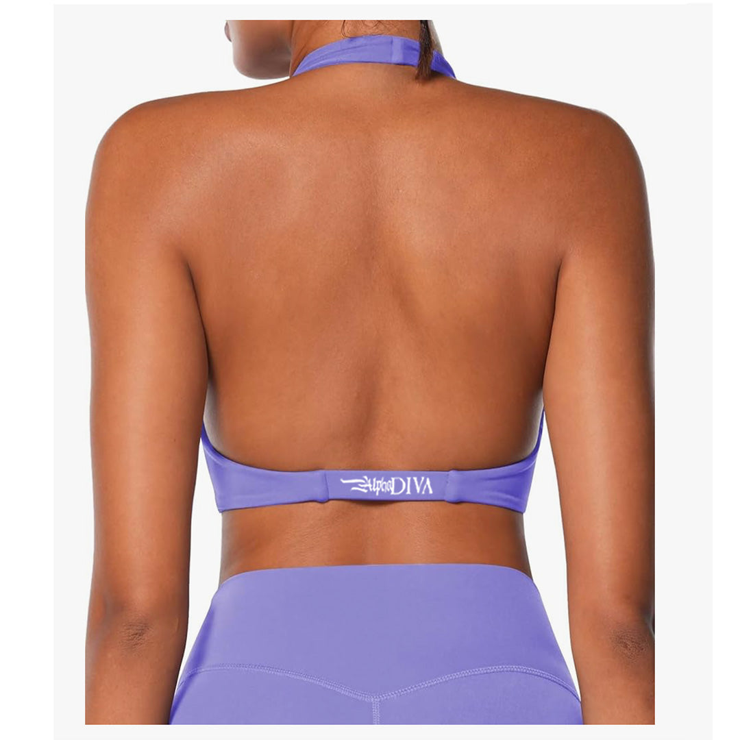 Lilac HALO MUSE Sports Bra