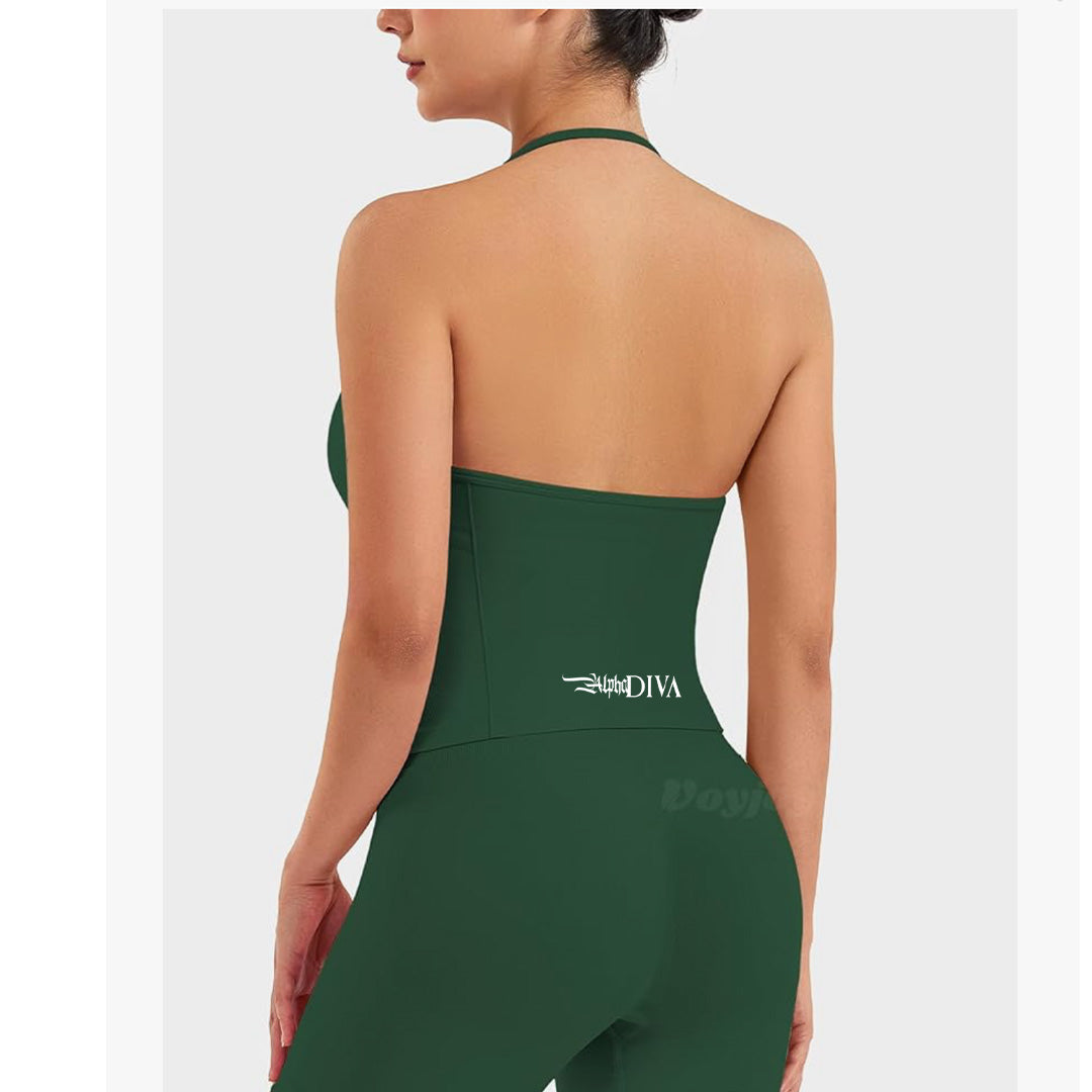 Hunter Green HALO VELIA TANK