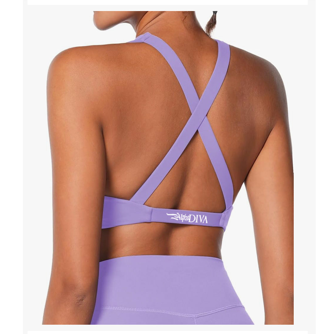 Lilac HALO AERO Sports Bra