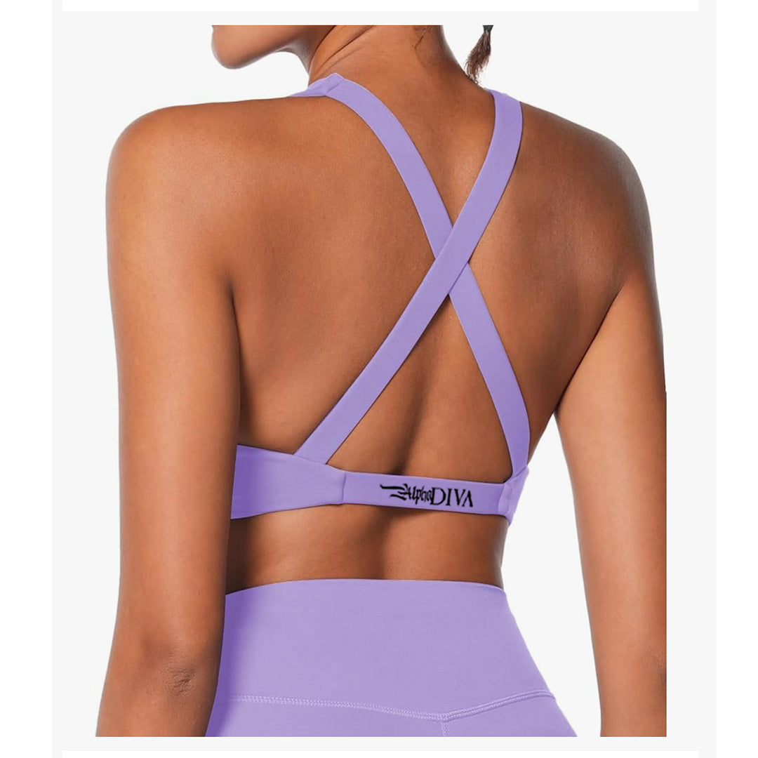 Lilac STEALTH AERO Sports Bra