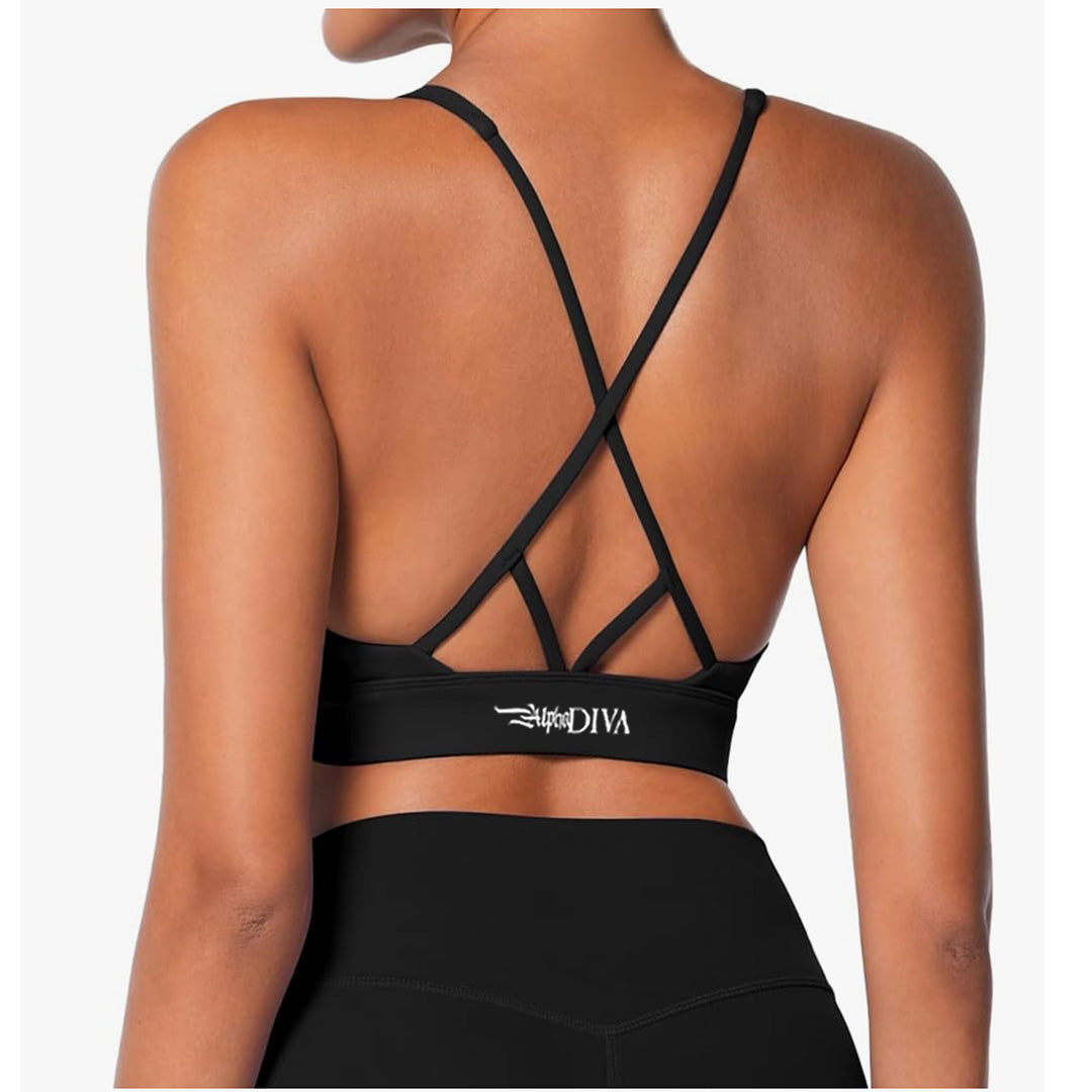 Graphite HALO FRAMED Sports Bra
