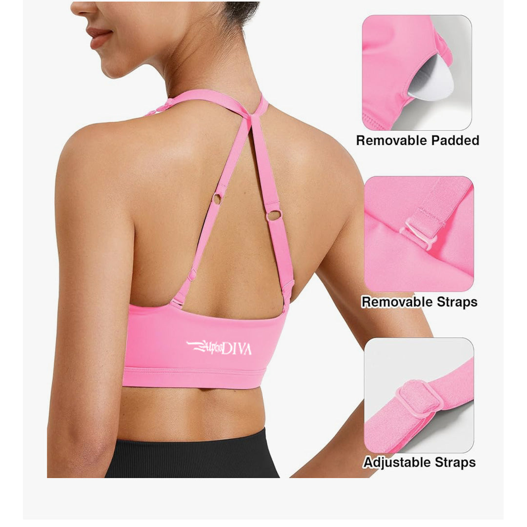 Bubble Gum HALO UNBOUND Sports Bra