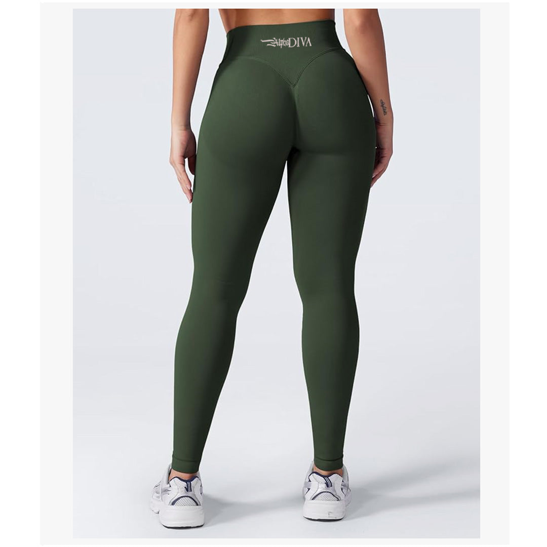 Hunter Green HONEYDROP Contour Legging