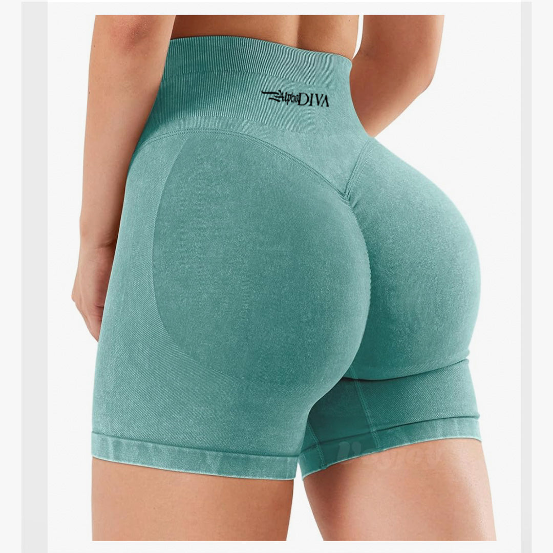 MistyMint STEALTH Contour Washed Shorts