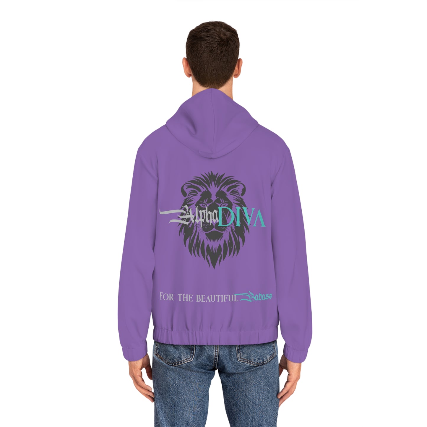 AlphaDiva Purple Rain Full-Zip Hoodie