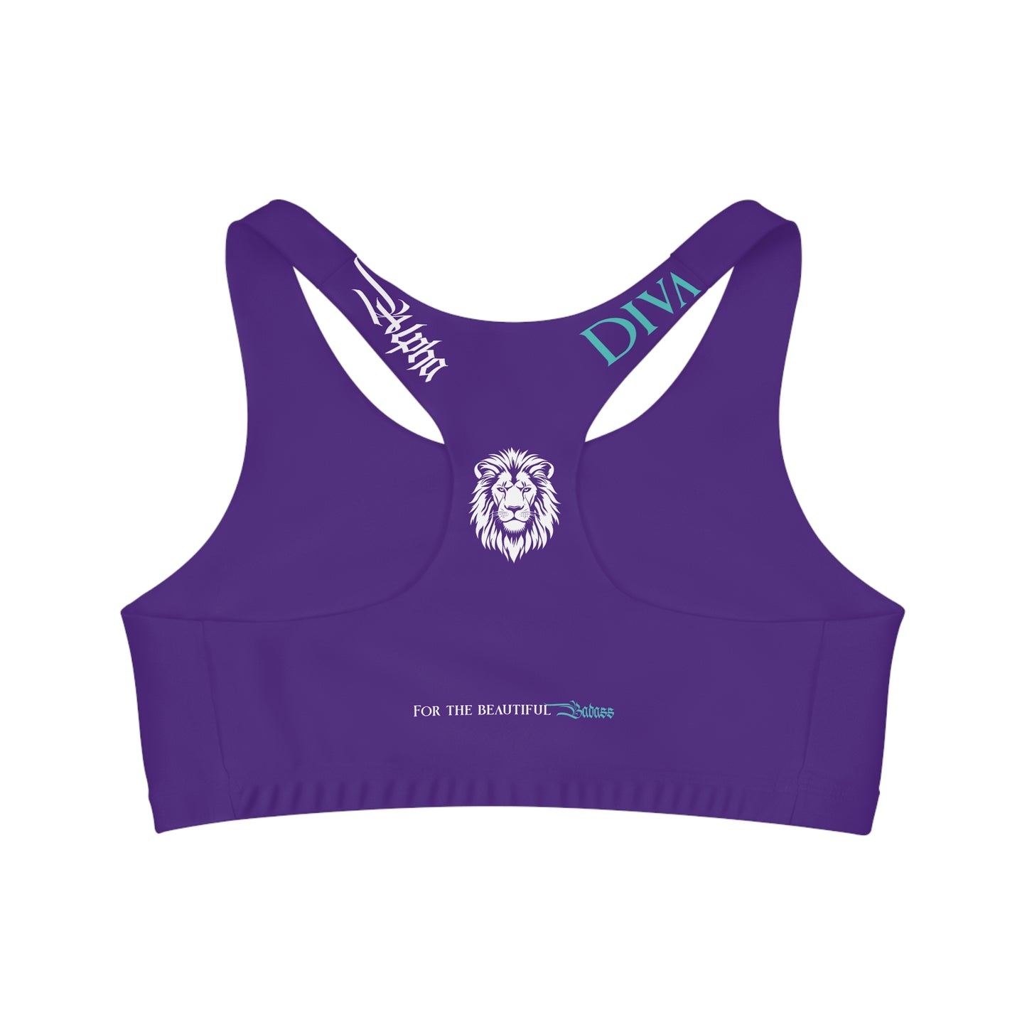 AlphaDiva Seamless Royalty Purple Sports Bra