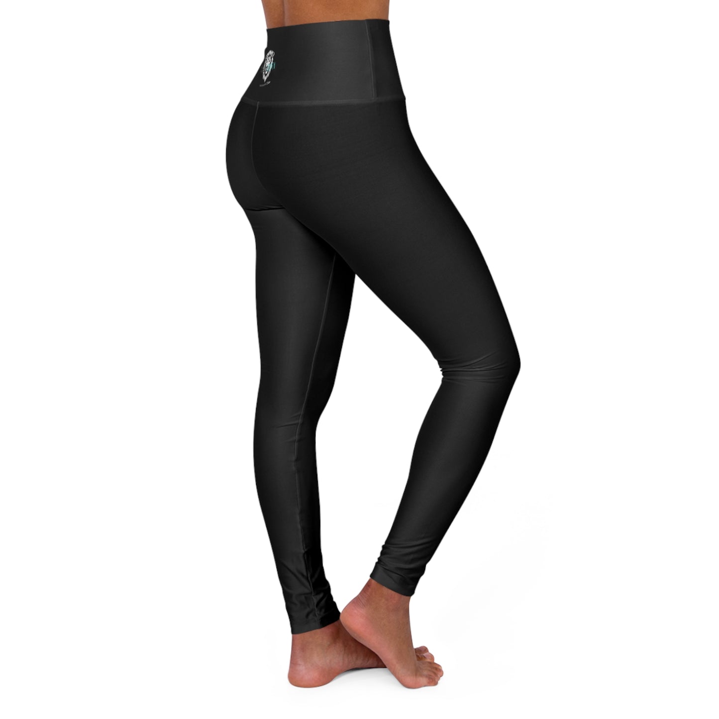 AlphaDiva High Waisted Late Night Black Leggings