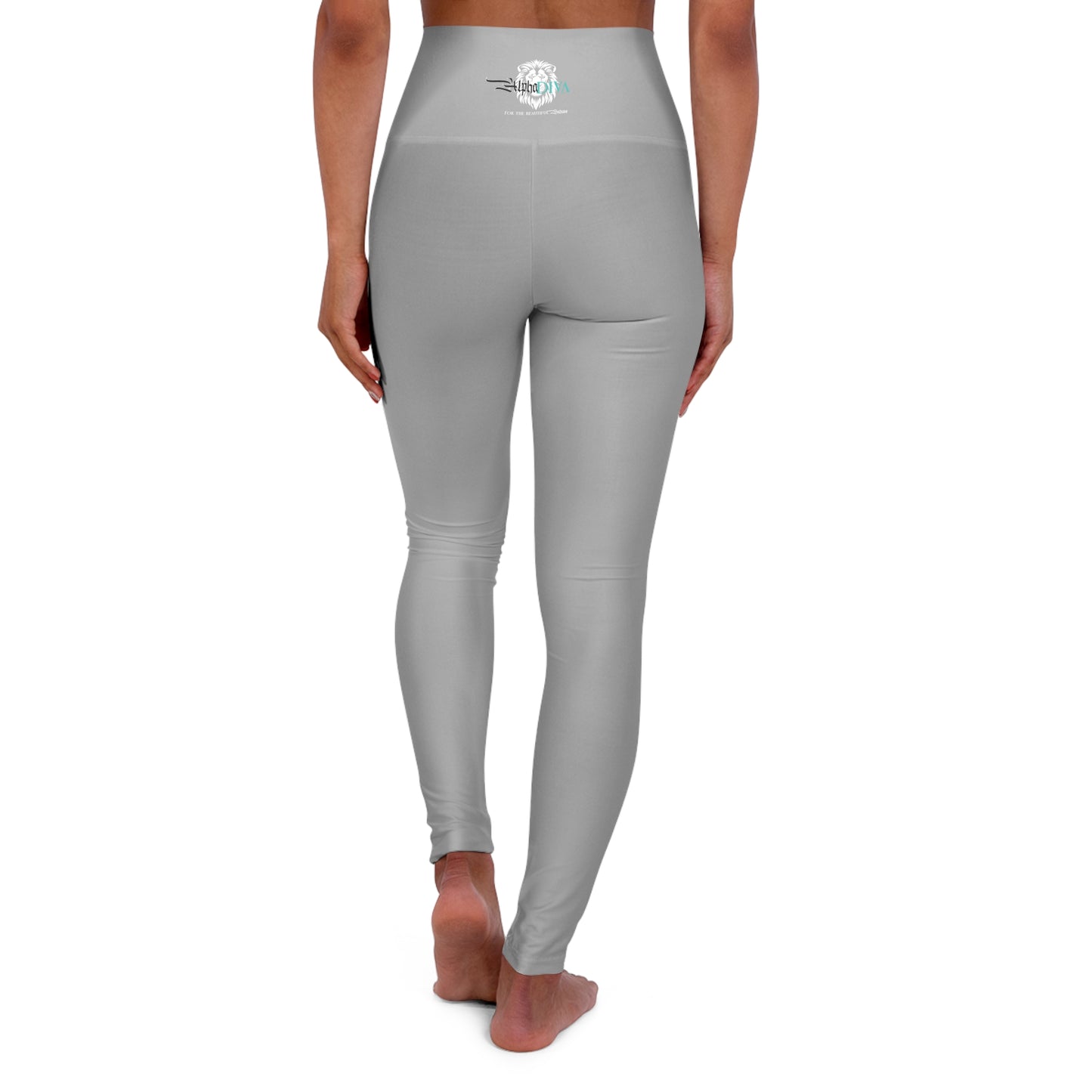 AlphaDiva High Waisted Moon Light Grey Leggings