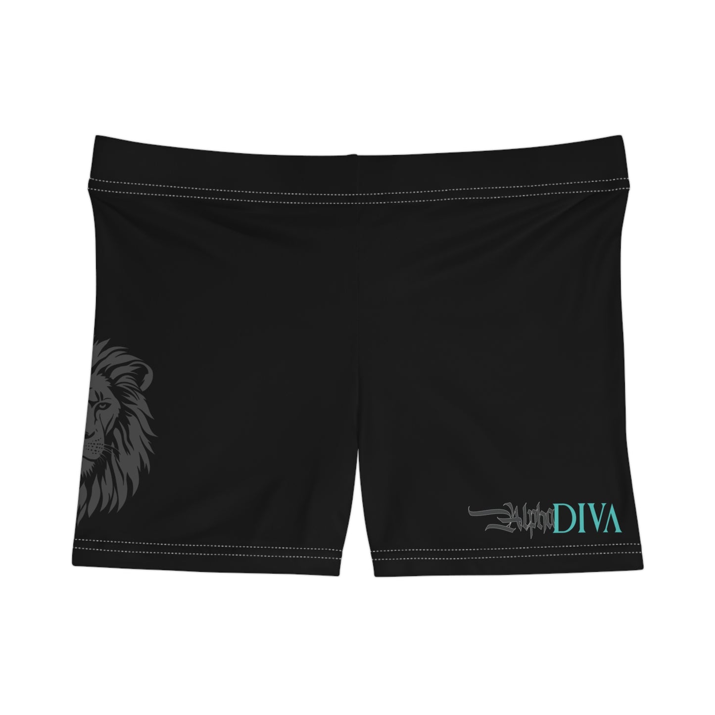 AlphaDiva Late Night Black Women's Shorts