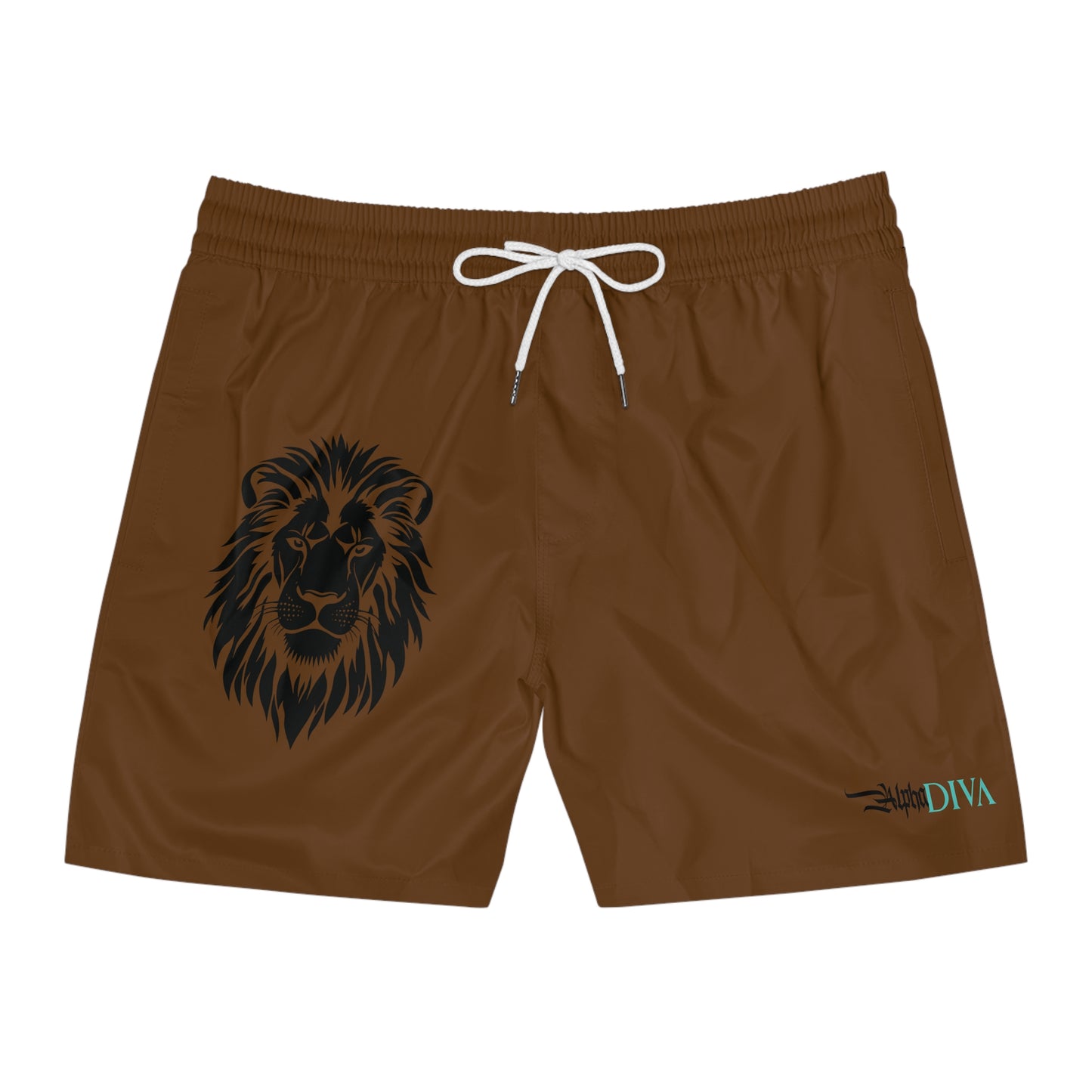 AlphaDiva Espresso Brown Gym Shorts