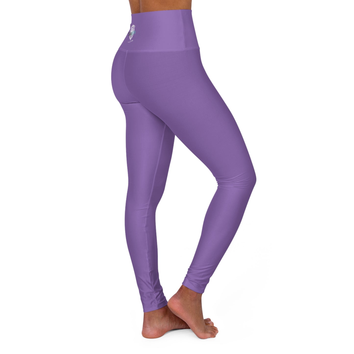 AlphaDiva High Waisted Purple Rain Leggings