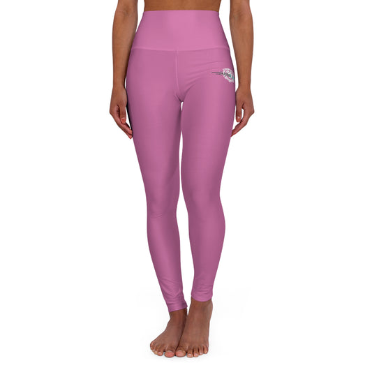 AlphaDiva High Waisted Pretty In Pink Leggings