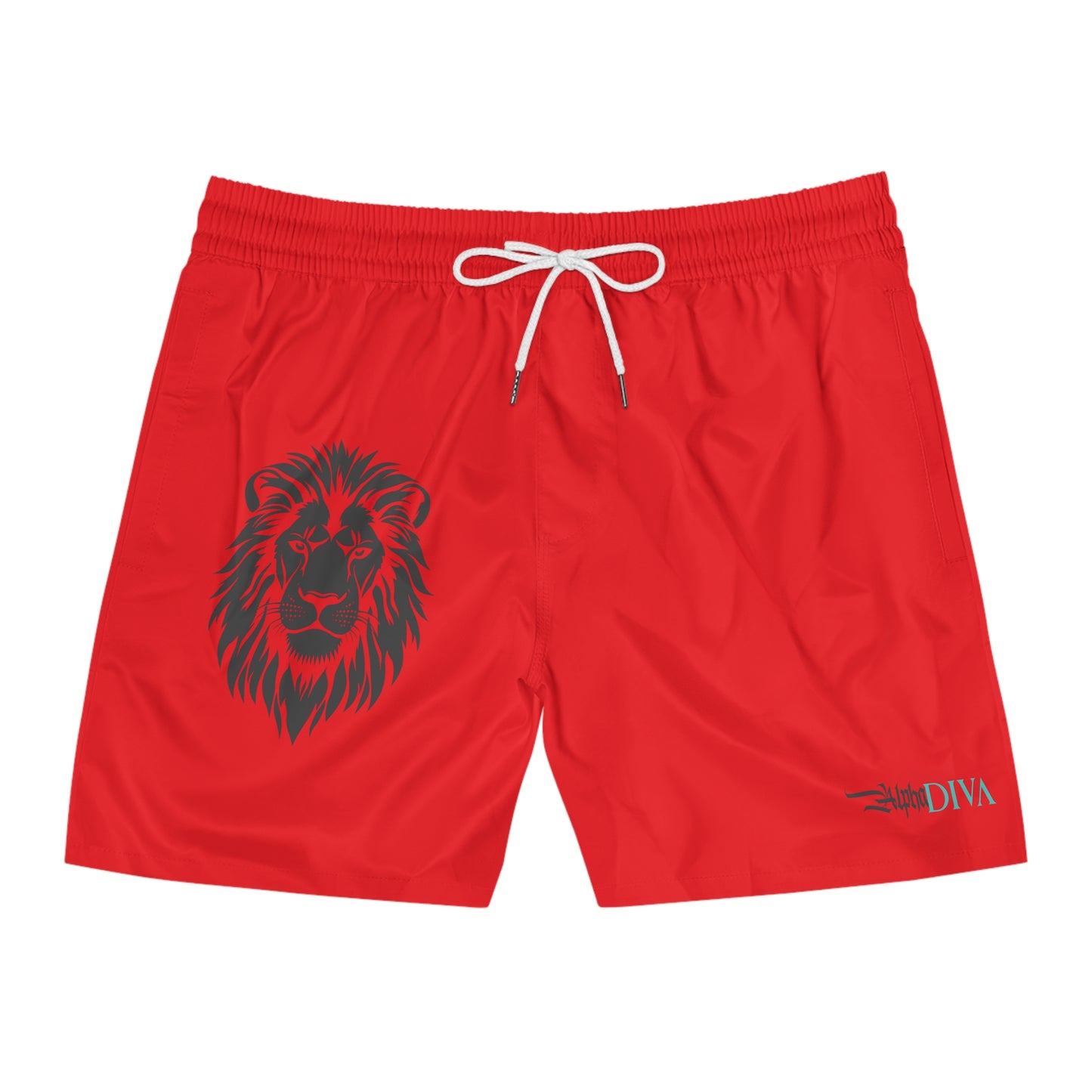 AlphaDiva Safari Red Gym Shorts