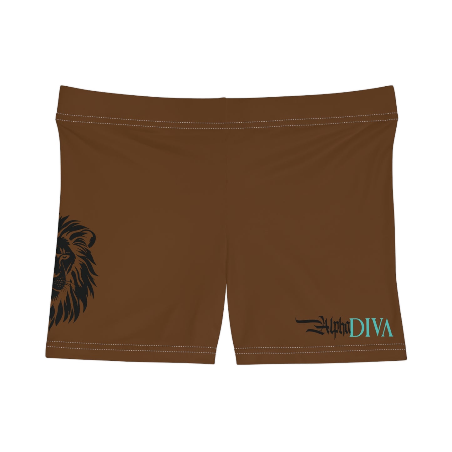 AlphaDiva Espresso Brown Women's Shorts