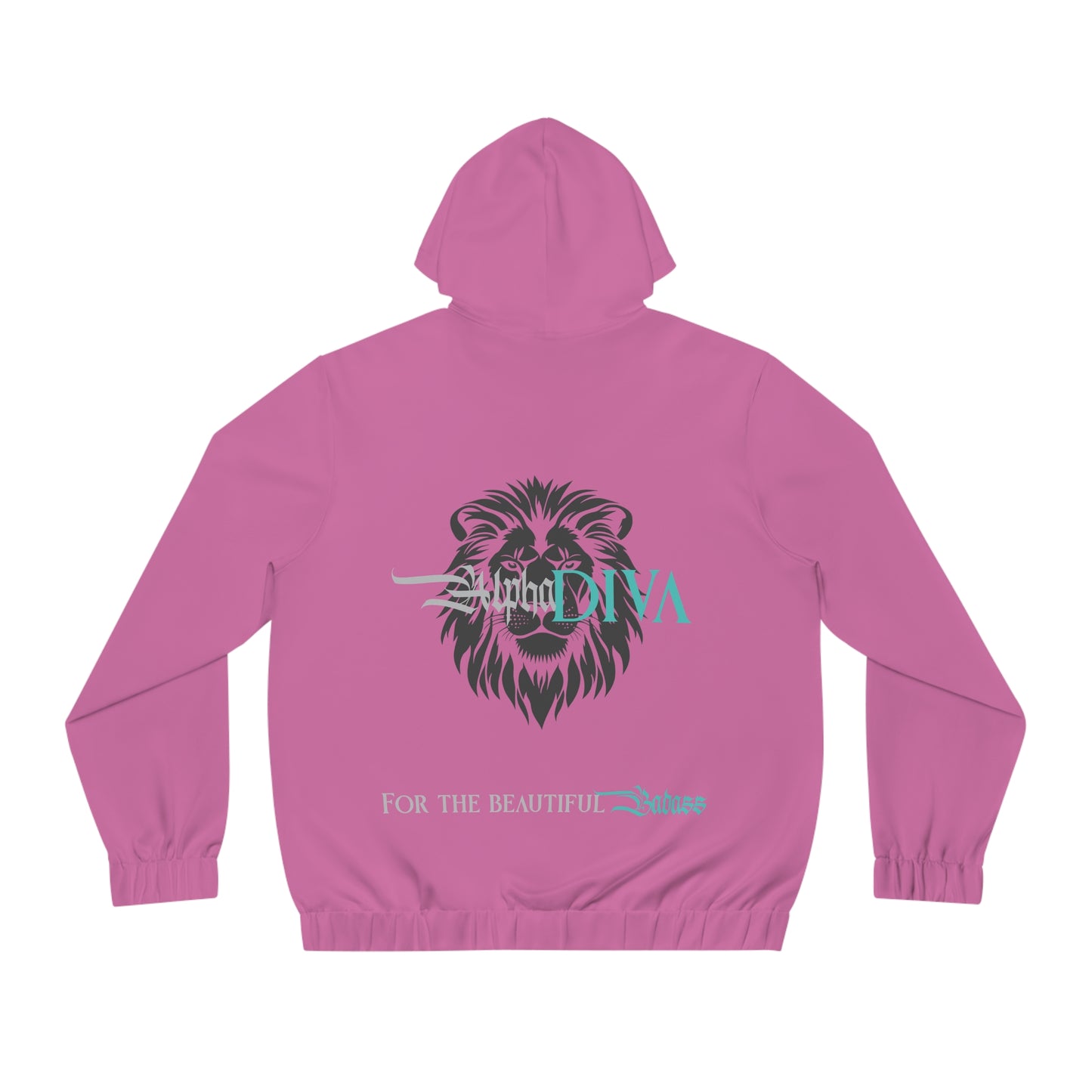 AlphaDiva Pretty In Pink Full-Zip Hoodie