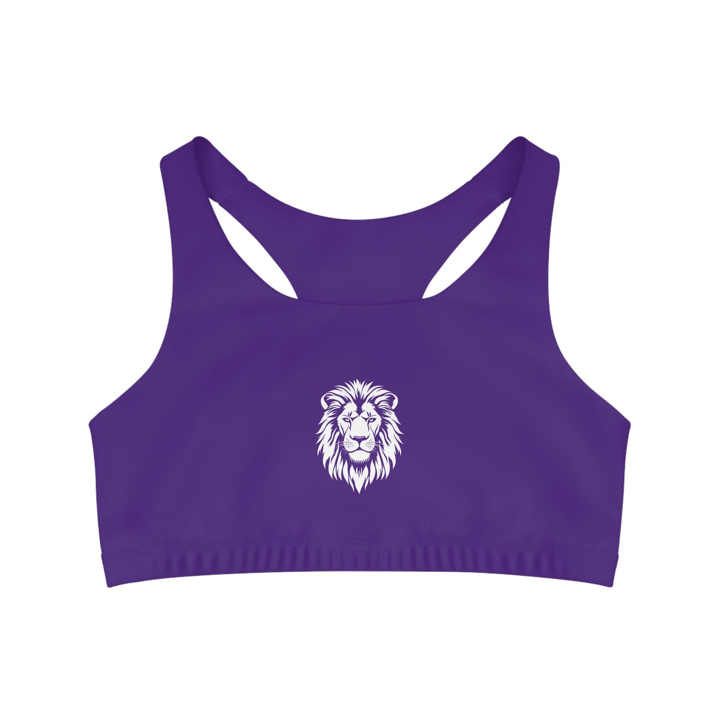 AlphaDiva Seamless Royalty Purple Sports Bra