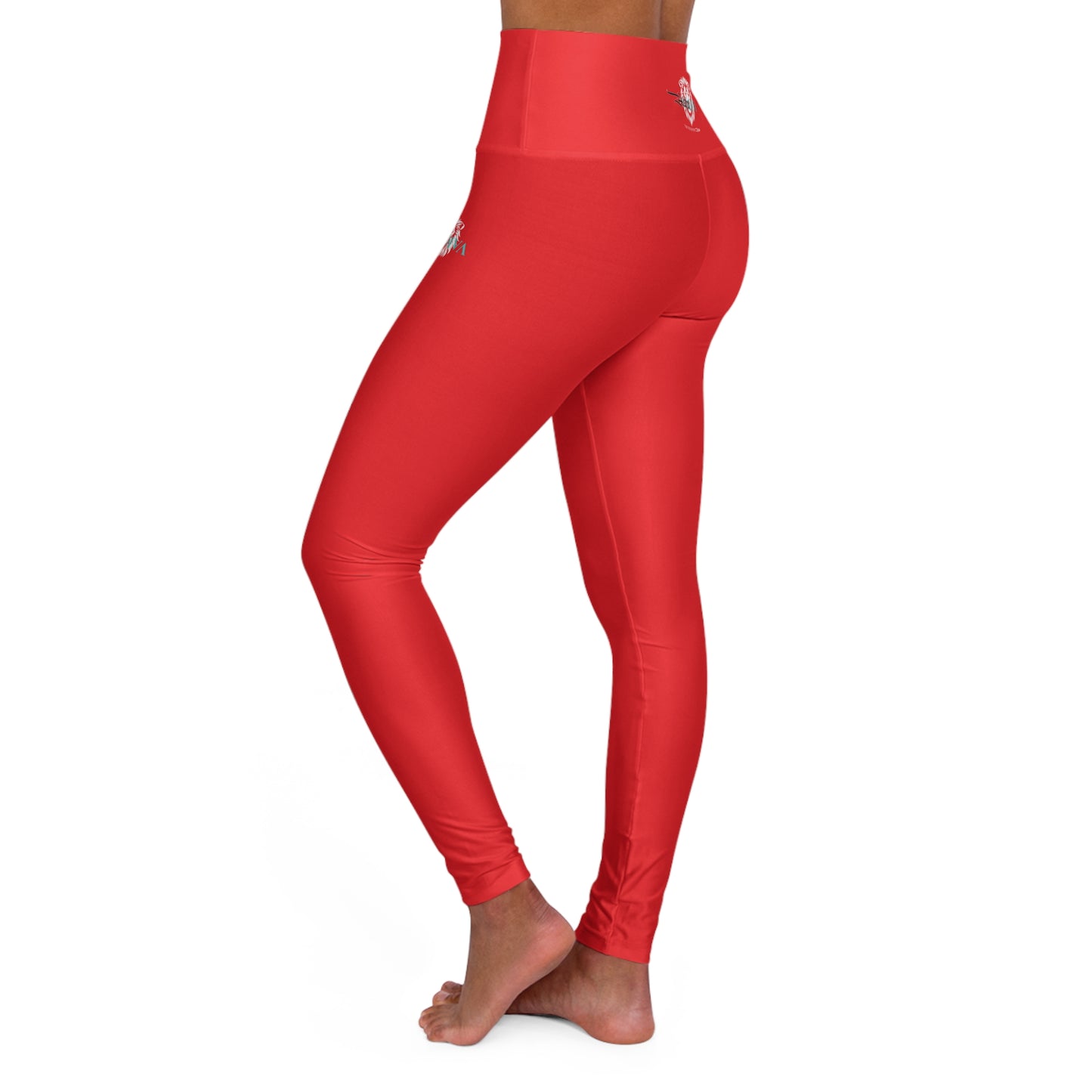 AlphaDiva High Waisted Safari Red Leggings