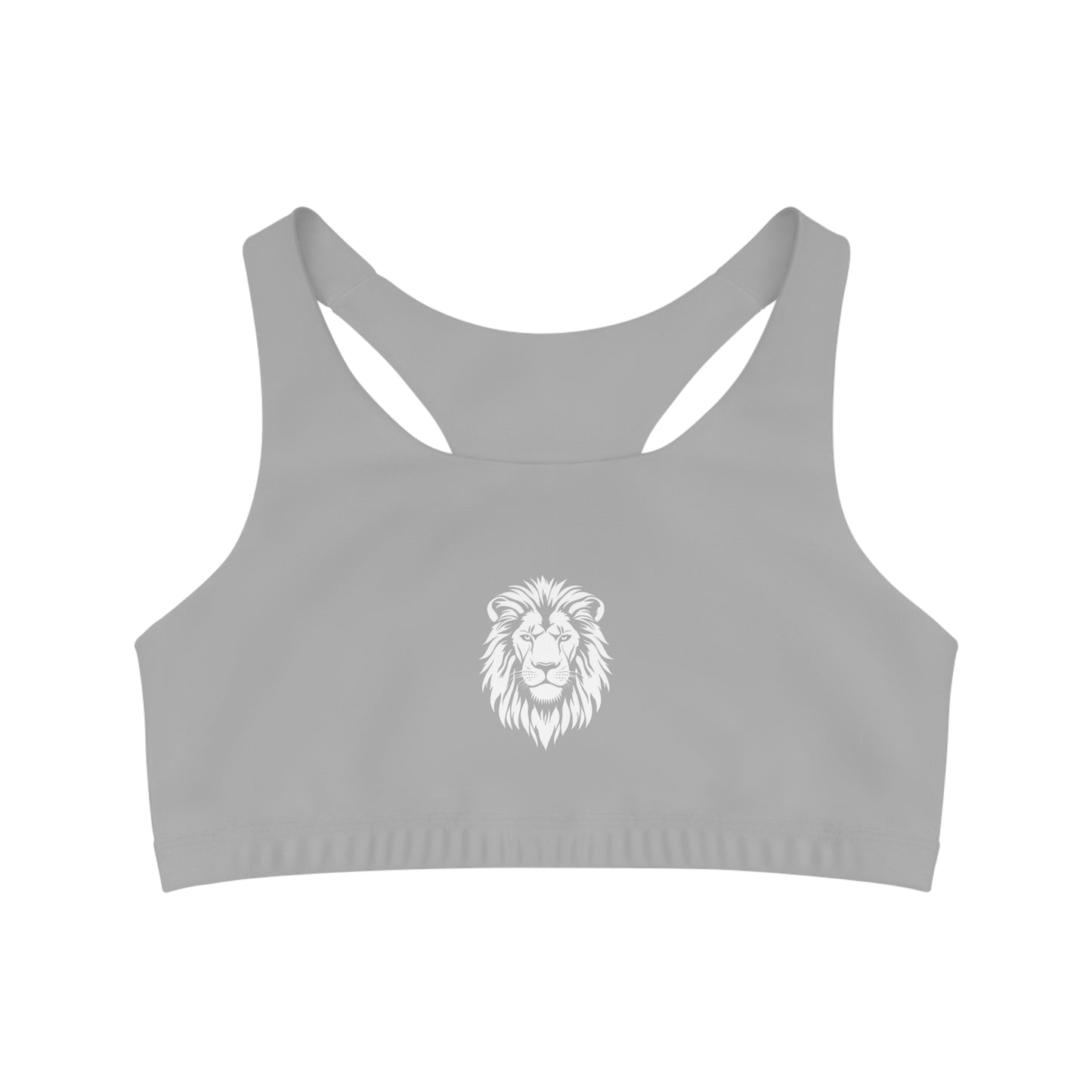 AlphaDiva Seamless Moon Light Grey Sports Bra