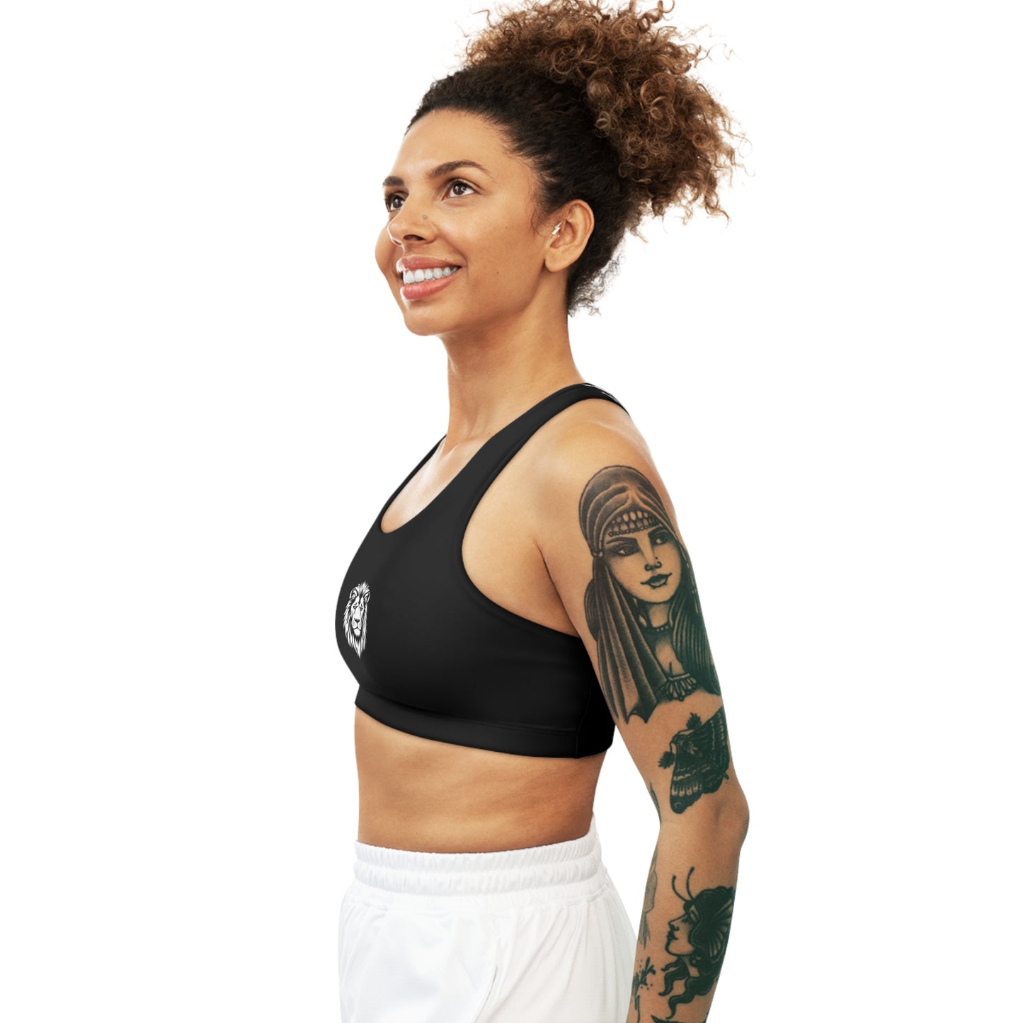 AlphaDiva Seamless Late Night Black Sports Bra