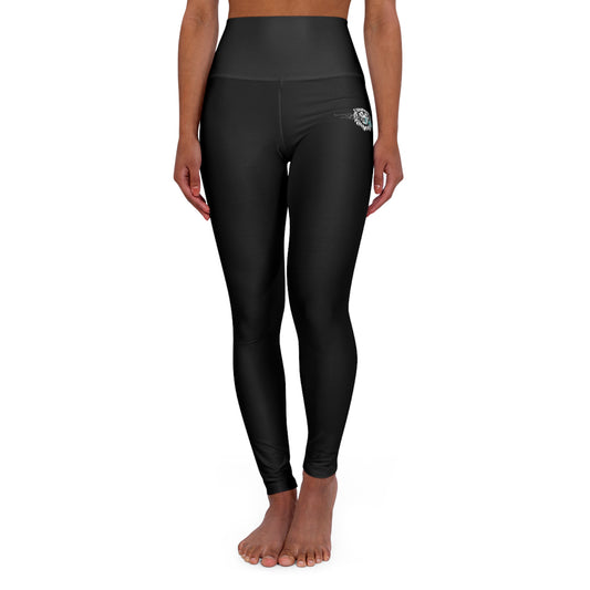 AlphaDiva High Waisted Late Night Black Leggings