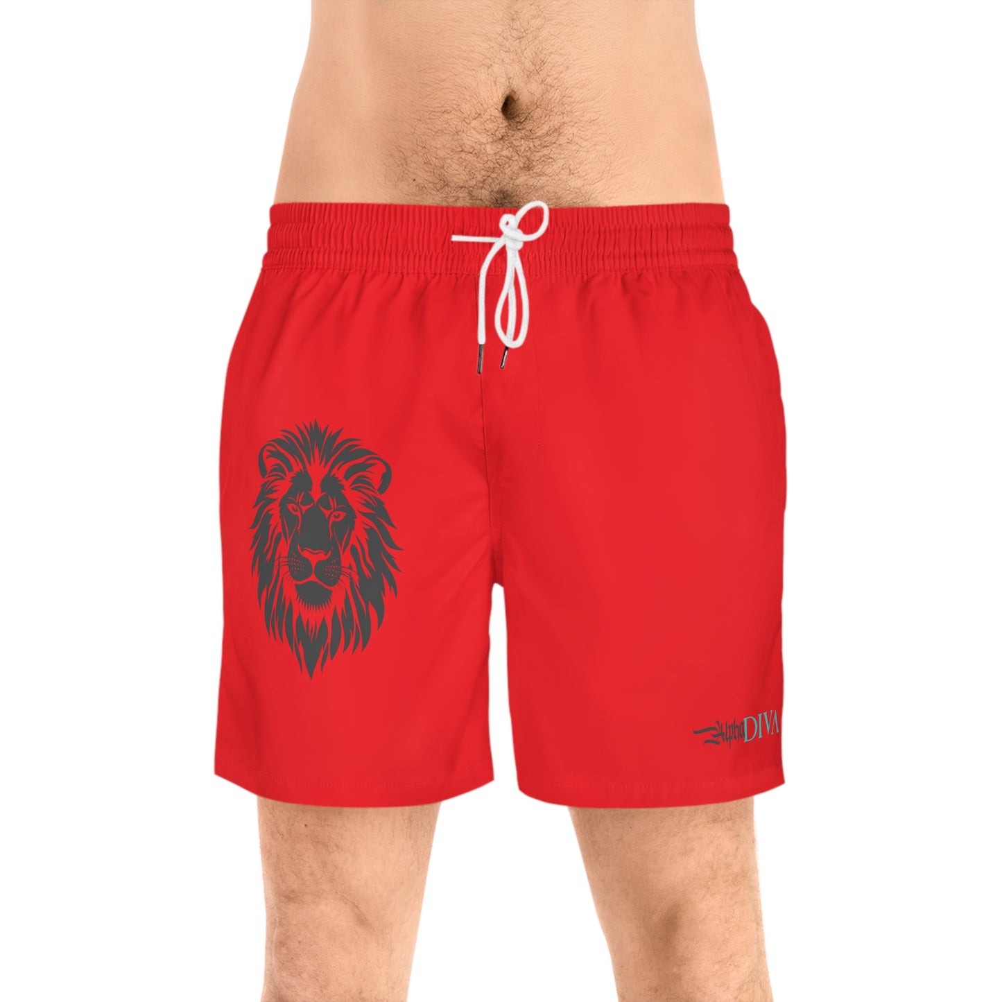 AlphaDiva Safari Red Gym Shorts