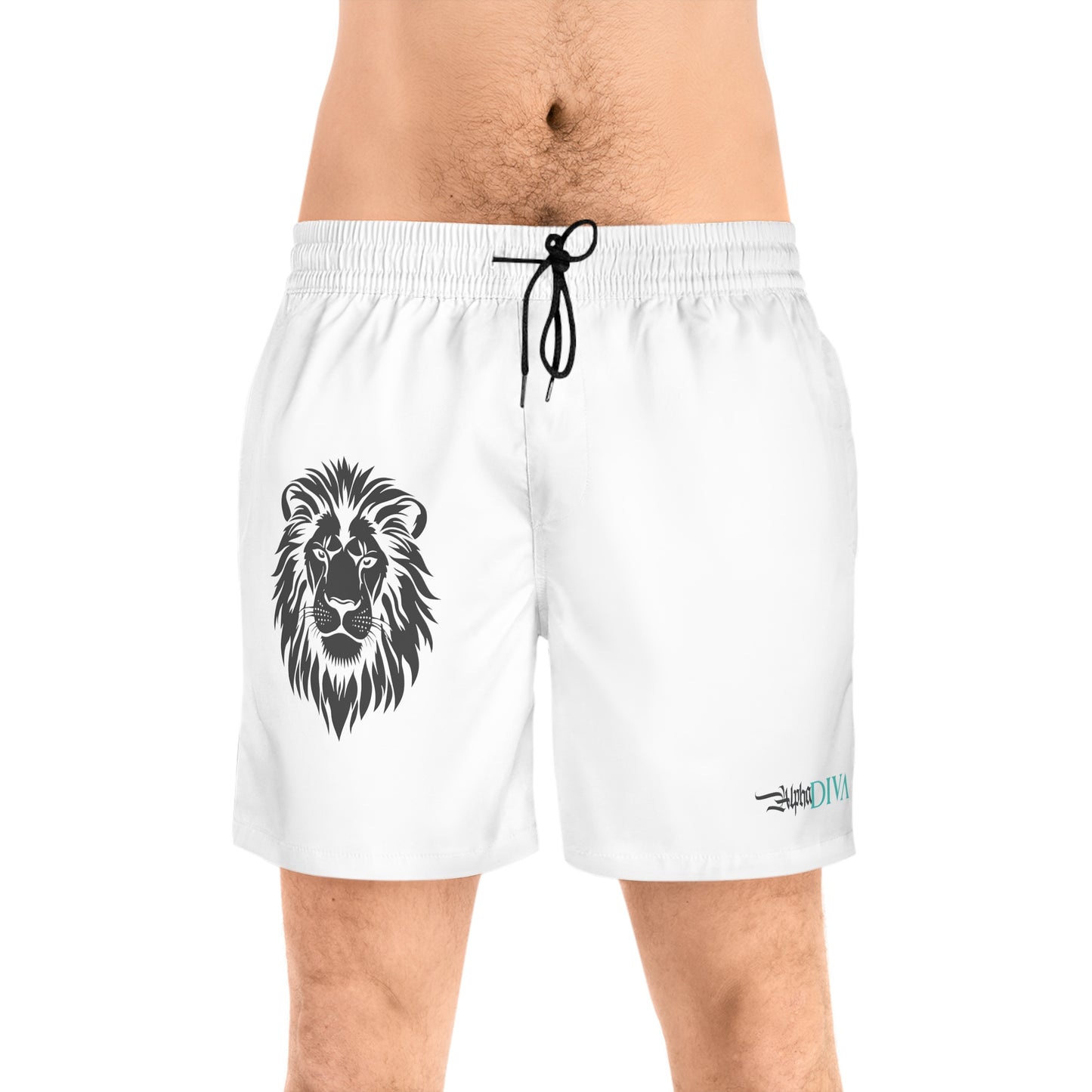 AlphaDiva Ice White Gym Shorts