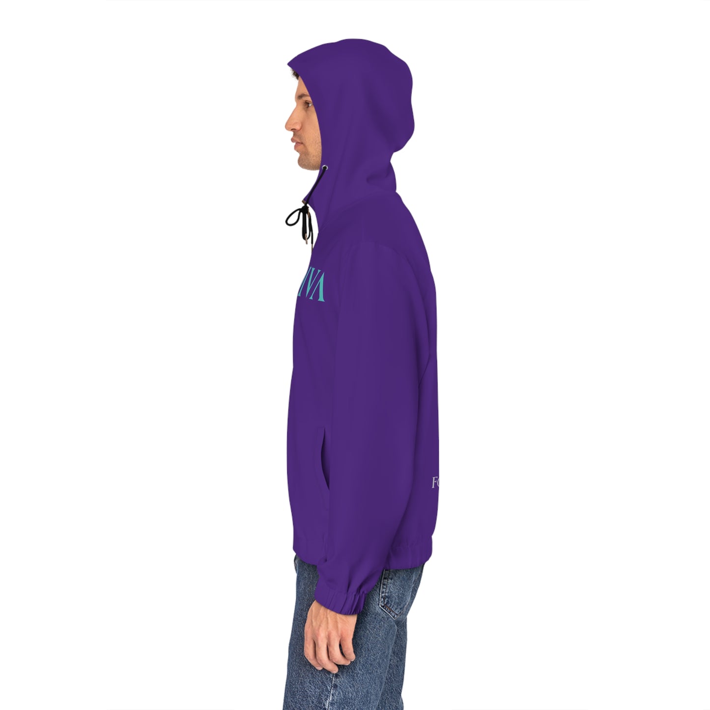 AlphaDiva Royalty Purple Full-Zip Hoodie