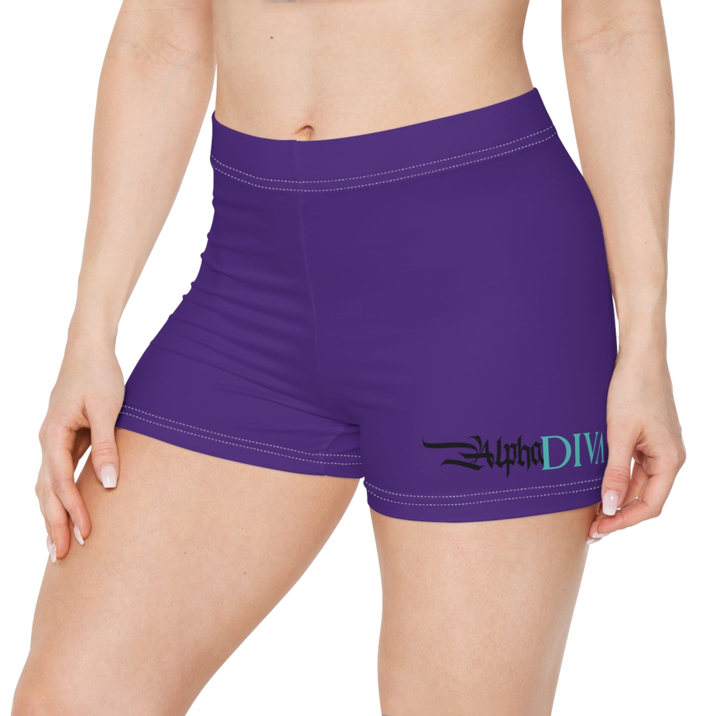 AlphaDiva Royalty Purple Women's Shorts