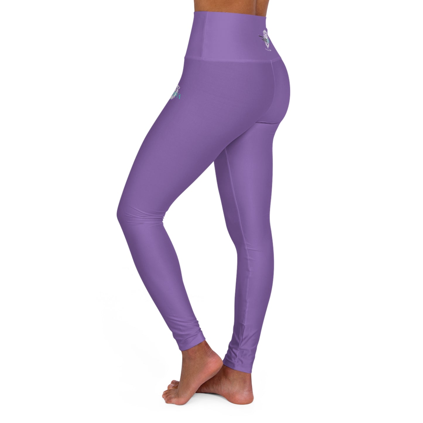 AlphaDiva High Waisted Purple Rain Leggings